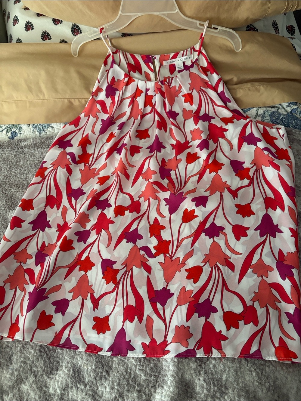 Women’s floral dressy tank